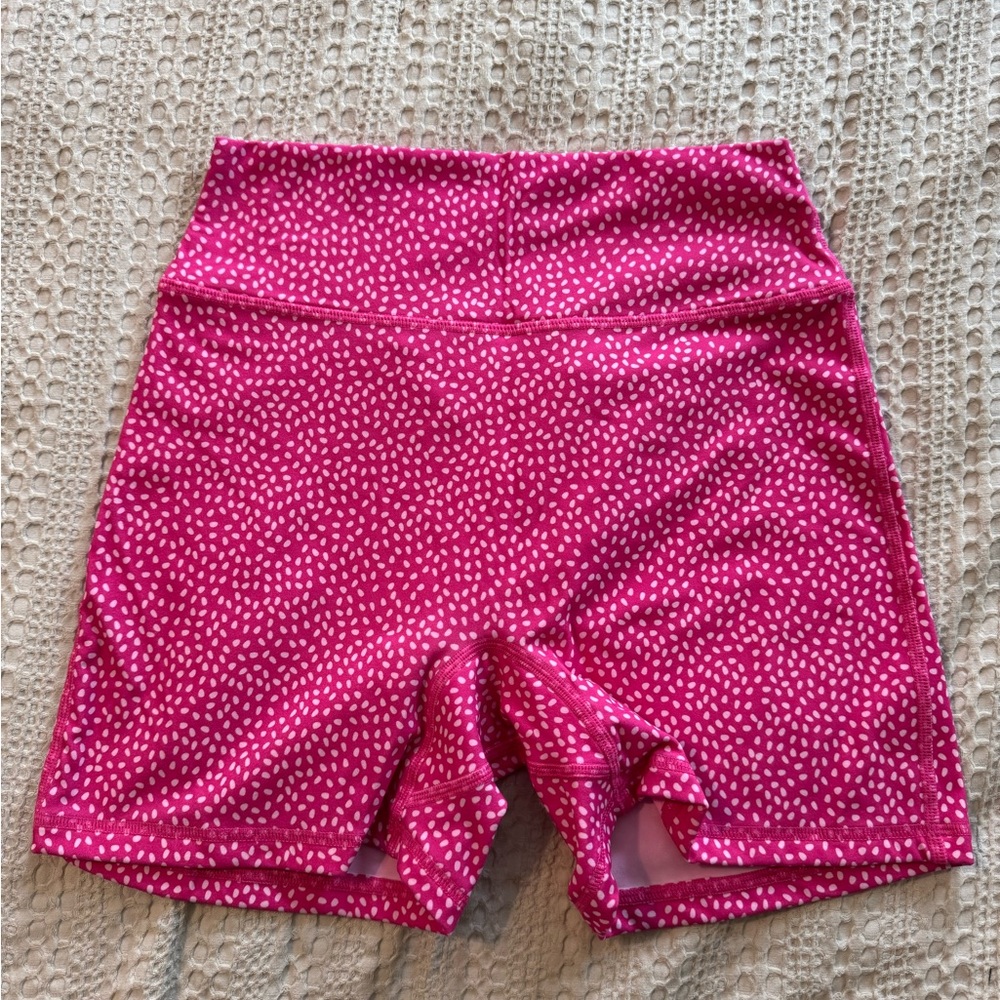 BuffBunny Pink and White Athletic Shorts